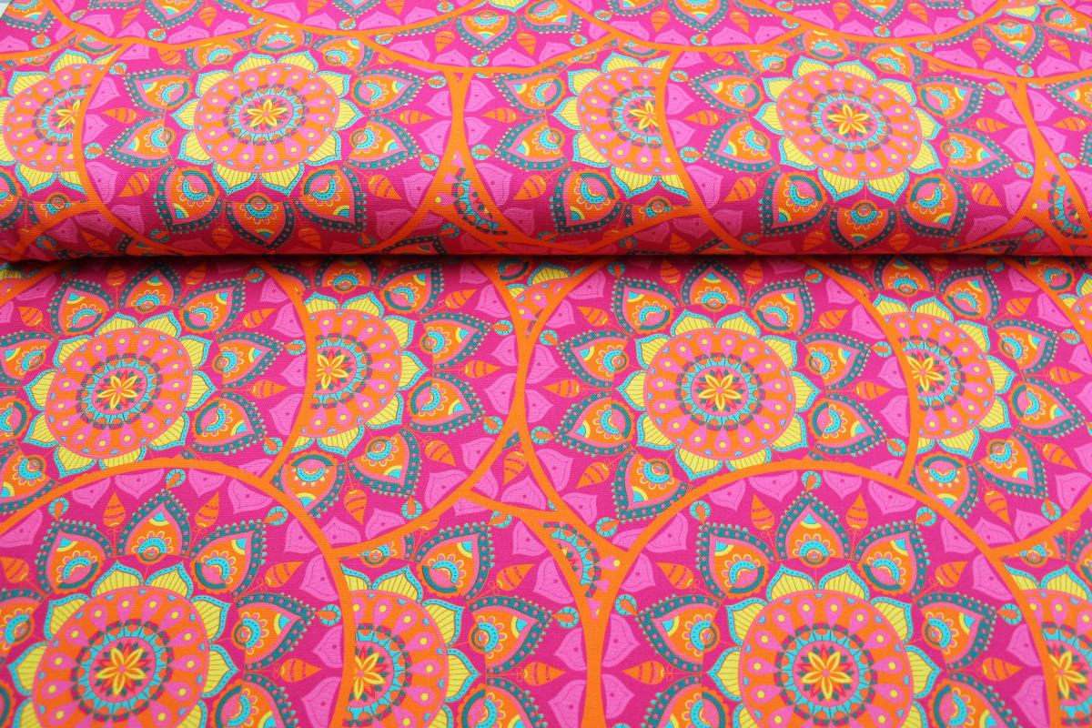 Canvas „Mandala" pink